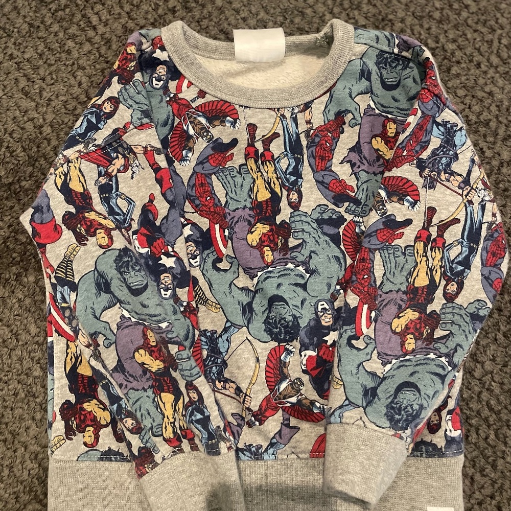 TODDLER MARVEL SWEATER